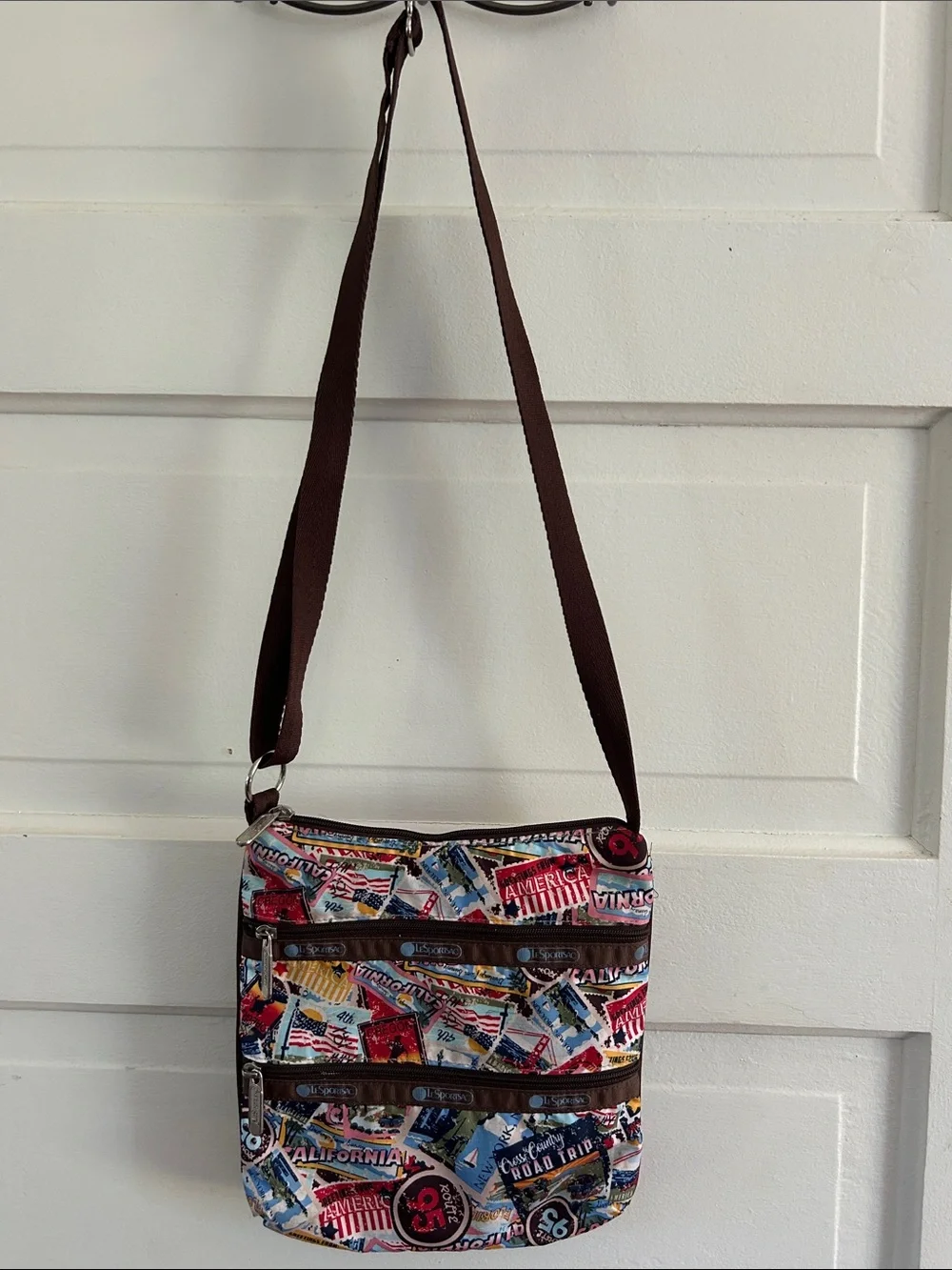 LeSportsac Multicolor Travel Crossbody Bag Purse